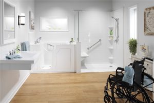 accessible bathroom and shower remodel